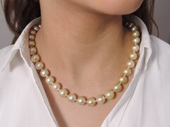 Náhrdelník z perál Južného Pacifiku JPN10115AAGT Perlový náhrdelník perly južných morí JPN10115AAGT.jpg JPN10115AAGT