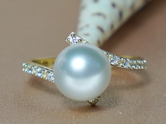 Zlatý prsteň 14K s perlou Južného Pacifiku BC029YR-W Prsteň s perlou Južného Pacifiku BC029YR-W.2.JPG BC029YR-W