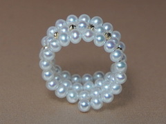 Prsteň z pravých perál a 18K zlata PR15SP Prsteň z pravých sladkovodných perál a 18K zlata PR15SP.2.JPG PR15SP