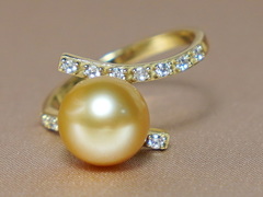 Zlatý prsteň 14K s perlou Južného Pacifiku BC029YR-G Prstene s perlami južných morí BC029YR-G.2.JPG BC029YR-G