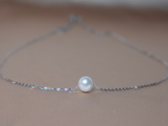 Strieborný náhrdelník s pravou bielou riečnou perlou 8mm RP888wM Strieborný náhrdelník s pravou bielou riečnou perlou RP888wM-1.JPG RP888wM
