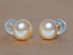 14K zlaté napichovacie perlové náušnice PSE14YG Zlaté napichovacie perlové náušnice PSE14YG.1.JPG PSE14YG