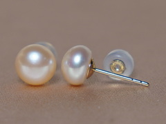 14K zlaté napichovacie perlové náušnice PSE14YG Zlaté napichovacie perlové náušnice PSE14YG.2.JPG PSE14YG