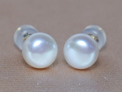 Zlaté napichovacie perlové náušnice WSE14YG Zlaté napichovacie perlové náušnice WSE14YG.2.JPG WSE14YG