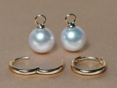 Zlaté náušnice 14K z japonských akoya perál WW017YE-A Zlaté náušnice 14K s japonskou akoya perlou WW017YE-A.2.JPG WW017YE-A