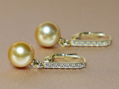 Zlaté náušnice 14K s perlami Južného Pacifiku BC024YE-G Zlaté náušnice 14K s perlami Južného Pacifiku BC024YE-G.2.JPG BC024YE-G