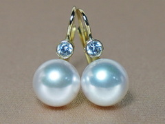 Zlaté náušnice 14K s perlami Južného Pacifiku DS222YE-W Zlaté náušnice 14K s perlami Južného Pacifiku DS222YE-W.2.JPG DS222YE-W