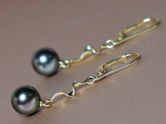 Zlaté náušnice 14K s tahitskými perlami AAA TE300AAAC Zlaté náušnice 14K s pravými tahitskými perlami AAA.3.JPG TE300AAAC