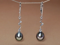 Zlaté náušnice 14K s pravými tahitskými perlami TDwE300ZM Zlaté náušnice 14K s pravými tahitskými perlami TDwE300ZM.2.JPG TDwE300ZM