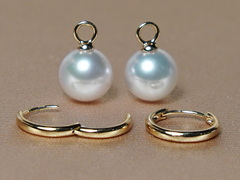 Zlaté náušnice 14K z pravých riečnych perál WW017YE-FW Zlaté náušnice 14K so sladkovodnou perlou WW017YE-FW.2.JPG WW017YE-FW