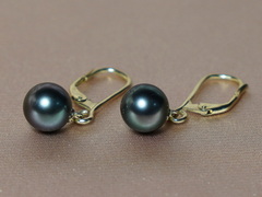 Zlaté náušnice 14K čierne tahitské perly AAA TEAAAZGC Zlaté náušnice čierne tahitské perly TEAAAZGC.1.JPG TEAAAZGC