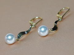 Zlaté náušnice s perlami Južného Pacifiku BC04YE-W Zlaté náušnice s perlami Južného Pacifiku BC04YE-W.1.JPG BC04YE-W