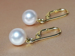 Šperky s perlami Južného Pacifiku SSWS001B Zlaté náušnice s perlami Južného Pacifiku SSWE001B.jpg SSWS001B