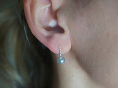 Zlaté perlové náušnice 14K sladkovodné perly AAA WW015YE-FW Zlaté náušnice s perlami WW015YE-A-3.JPG WW015YE-FW