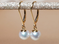 Zlaté náušnice 14K s japonskými akoya perlami GA014YA Zlaté náušnice s perlou GA014YA-1.JPG GA014YA