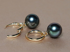 Zlaté náušnice 14K z pravých tahitských perál WW017YE-T Zlaté náušnice s tahitskými perlami WW017YE-T.1.JPG WW017YE-T