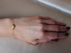 Zlatý náramok 18K s perlou Južného Pacifiku WW07YB-G Zlatý náramok s perlou WW07YB-G-1.JPG WW07YB-G