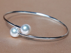 Zlatý náramok 18K s japonskými akoya perlami AAA WW08WB-AA Zlatý perlový náramok WW08WB-AA.1.JPG WW08WB-AA