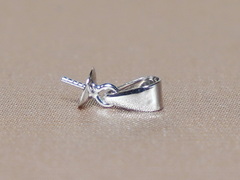 Príveskové šperkové kovanie PP100w Zlatý príveskový komponent na perlu PP100w.1.JPG PP100w