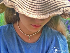 Personalizovaný perlový náhrdelník PS002 perly s príveskom husľový kľúč resize.jpg PS002