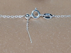 Pravá riečna perla na striebornej retiazke FPSN10w predlžovacia retiazka náramok.JPG FPSN10w